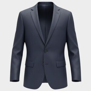 J.CREW THOMPSON Mens Navy Blazer Sport Coat Two Button Suit Jacket 38R Wool
